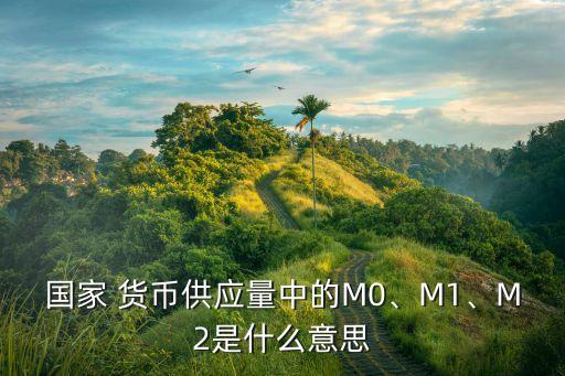 國(guó)家 貨幣供應(yīng)量中的M0、M1、M2是什么意思