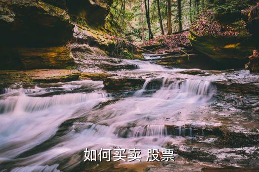 如何買(mǎi)賣(mài) 股票