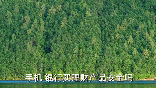  手機(jī) 銀行買(mǎi)理財(cái)產(chǎn)品安全嗎