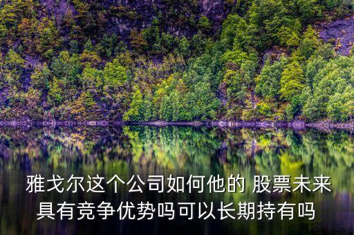  雅戈?duì)栠@個(gè)公司如何他的 股票未來具有競爭優(yōu)勢嗎可以長期持有嗎