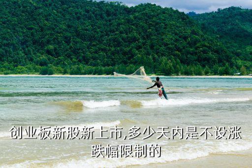 創(chuàng)業(yè)板新股新上市,多少天內(nèi)是不設漲跌幅限制的