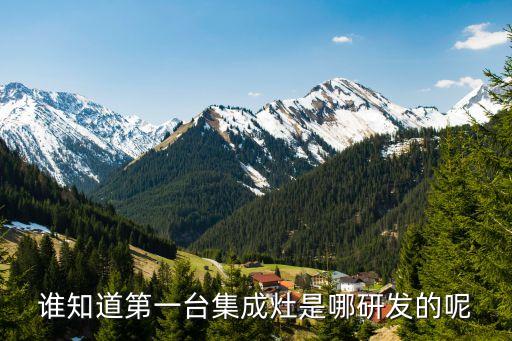 誰(shuí)知道第一臺(tái)集成灶是哪研發(fā)的呢