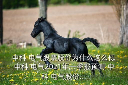  中科 電氣股票股價為什么這么低 中科 電氣2021年一季報(bào)預(yù)測 中科 電氣股份...