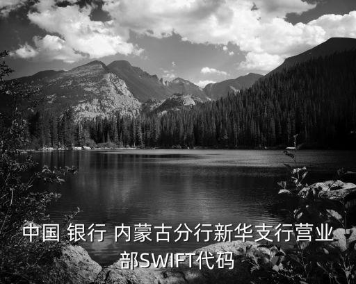 中國 銀行 內蒙古分行新華支行營業(yè)部SWIFT代碼