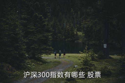 滬深300指數有哪些 股票
