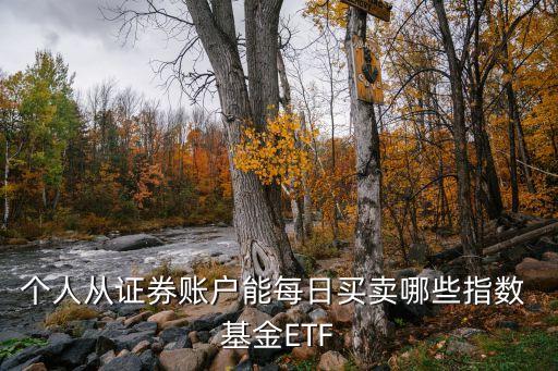 個(gè)人從證券賬戶(hù)能每日買(mǎi)賣(mài)哪些指數(shù) 基金ETF