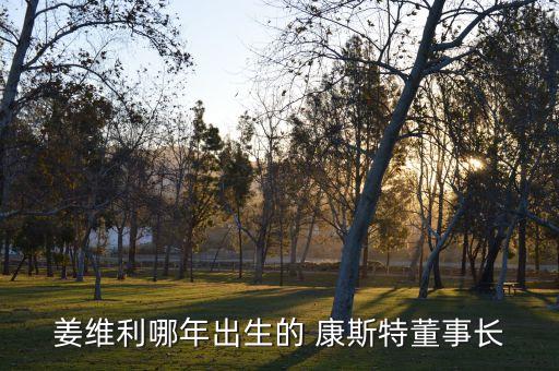 姜維利哪年出生的 康斯特董事長(zhǎng)
