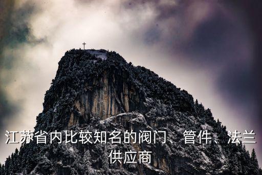 江蘇省內(nèi)比較知名的閥門、管件、法蘭供應(yīng)商