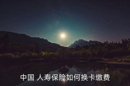 中國(guó) 人壽保險(xiǎn)如何換卡繳費(fèi)