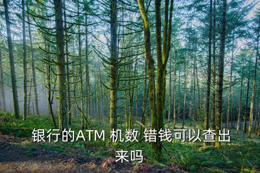 銀行存款機(jī)數(shù)錯(cuò)錢(qián)