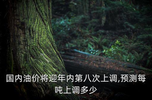 國內(nèi)油價(jià)將迎年內(nèi)第八次上調(diào),預(yù)測(cè)每噸上調(diào)多少