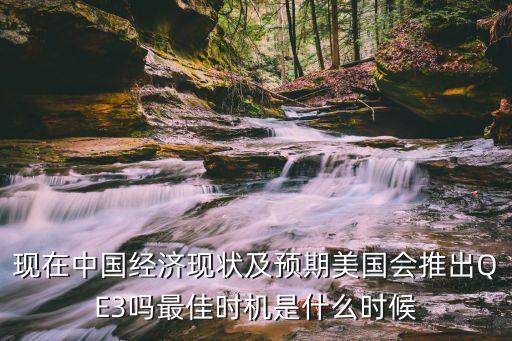 現(xiàn)在中國經(jīng)濟現(xiàn)狀及預期美國會推出QE3嗎最佳時機是什么時候