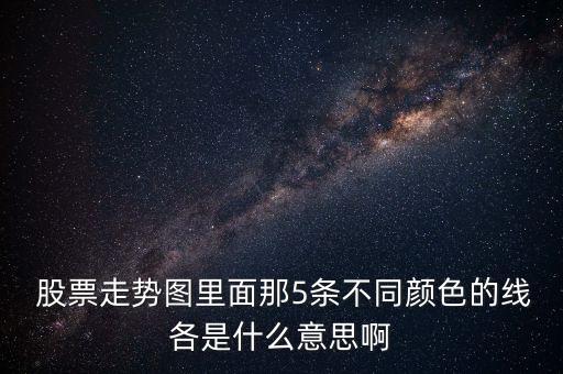  股票走勢(shì)圖里面那5條不同顏色的線各是什么意思啊
