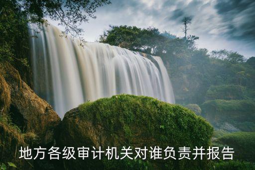 地方各級審計機(jī)關(guān)對誰負(fù)責(zé)并報告