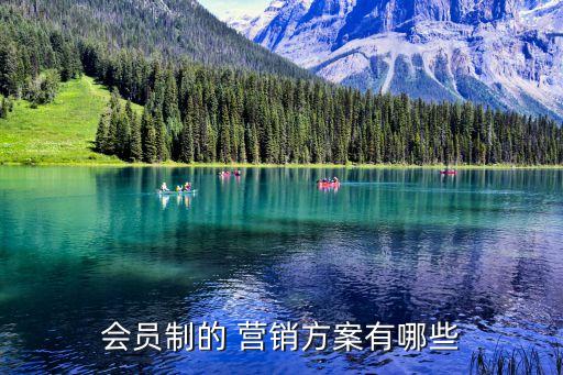 會(huì)員制的 營(yíng)銷(xiāo)方案有哪些