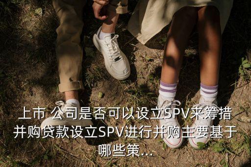上市 公司是否可以設(shè)立SPV來籌措并購(gòu)貸款設(shè)立SPV進(jìn)行并購(gòu)主要基于哪些策...